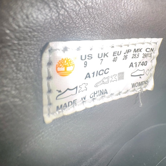 Timberland Black and Gray Combat Boots - Picture 4 of 8